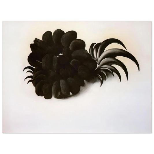 Georgia O'Keeffe - Eagle Claw and Bean Necklace Fine Art Poster - 13x18 cm / 5x7 inches