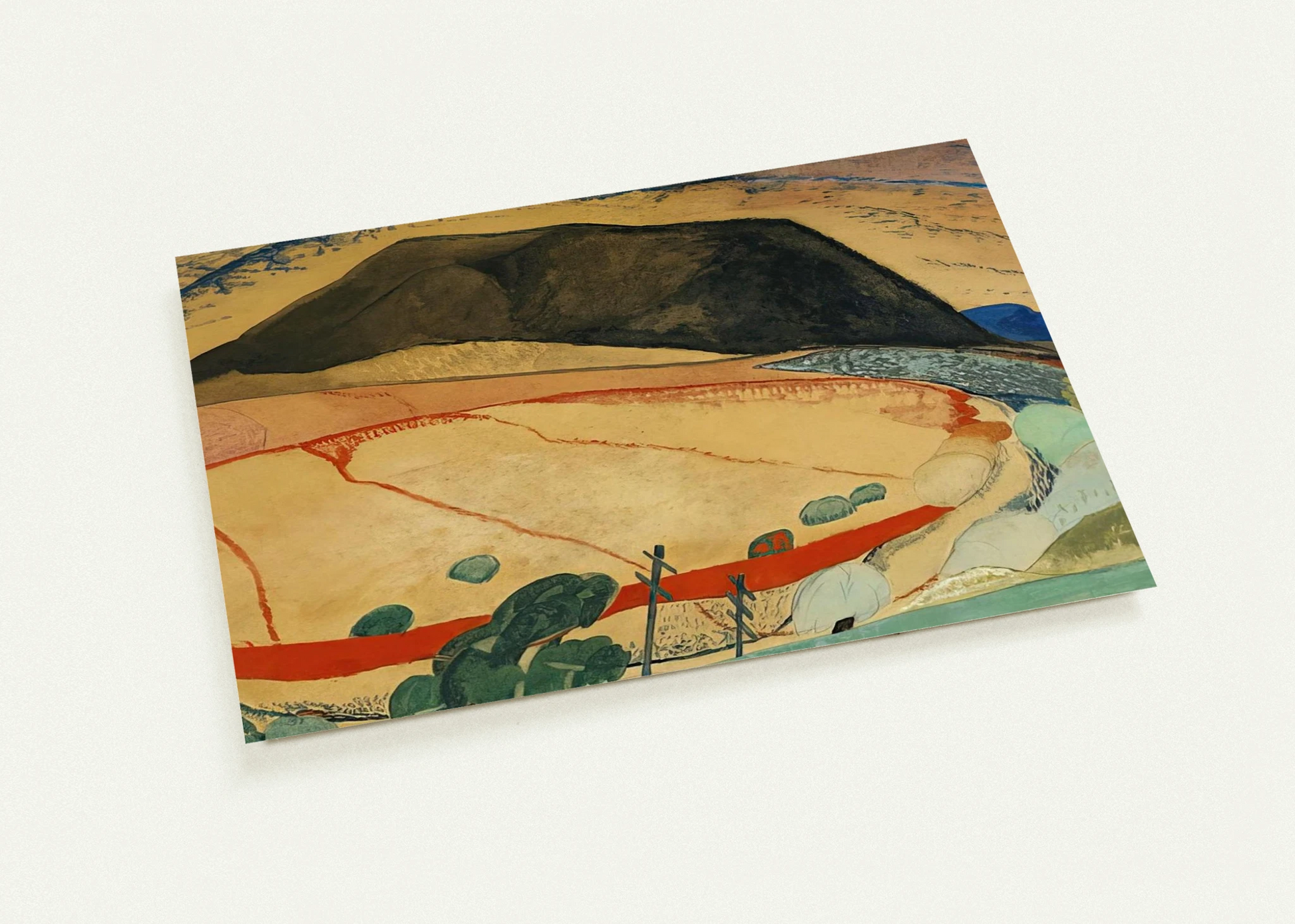 Black Mountain - 1931 By Grace Cossington Smith Pack of 10 Post Cards | Grace Cossington Smith Post Cards | A6 (10.5 x 14.8 cm) - 4.1 x 5.8 inches