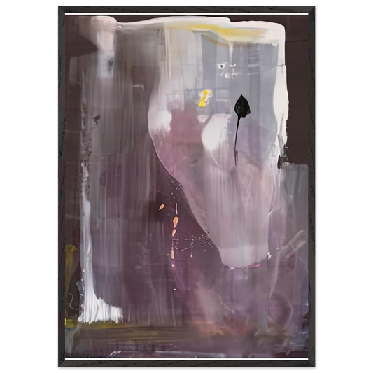 Portrait of Margaretha Trip 1980- - Helen Frankenthaler Framed Art Print – Black Wooden Frame - Default Title - -Framed Art Print