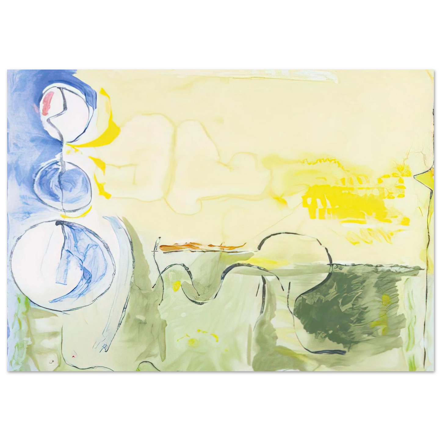 Helen Frankenthaler - Flotilla - 2006 Wall art - 40x60 cm / 16x24 inches - Fine Art Poster - -