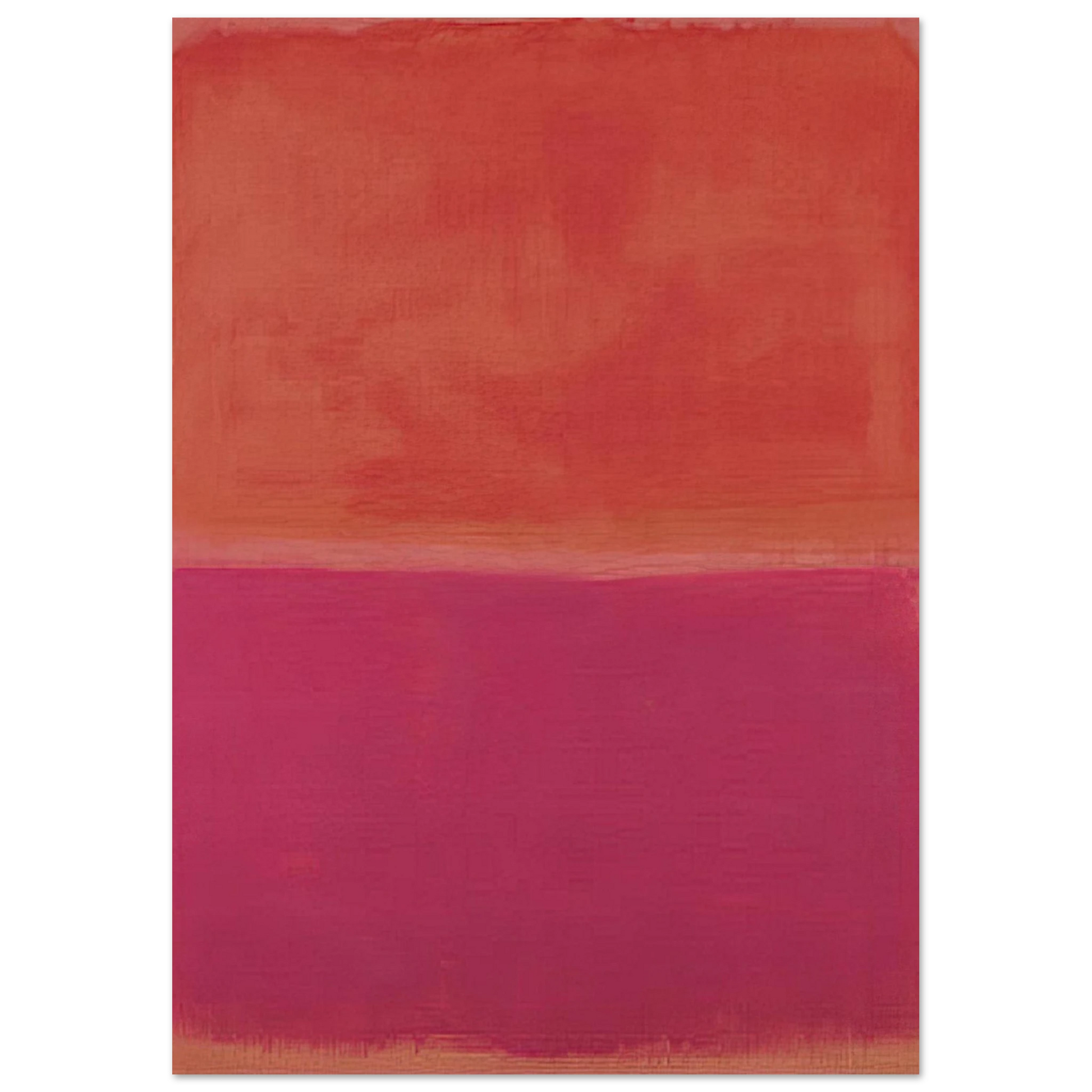 Mark Rothko - No. 3 - 1967 Wall Art - 60x80 cm / 24x32 inches - Fine Art Poster - -