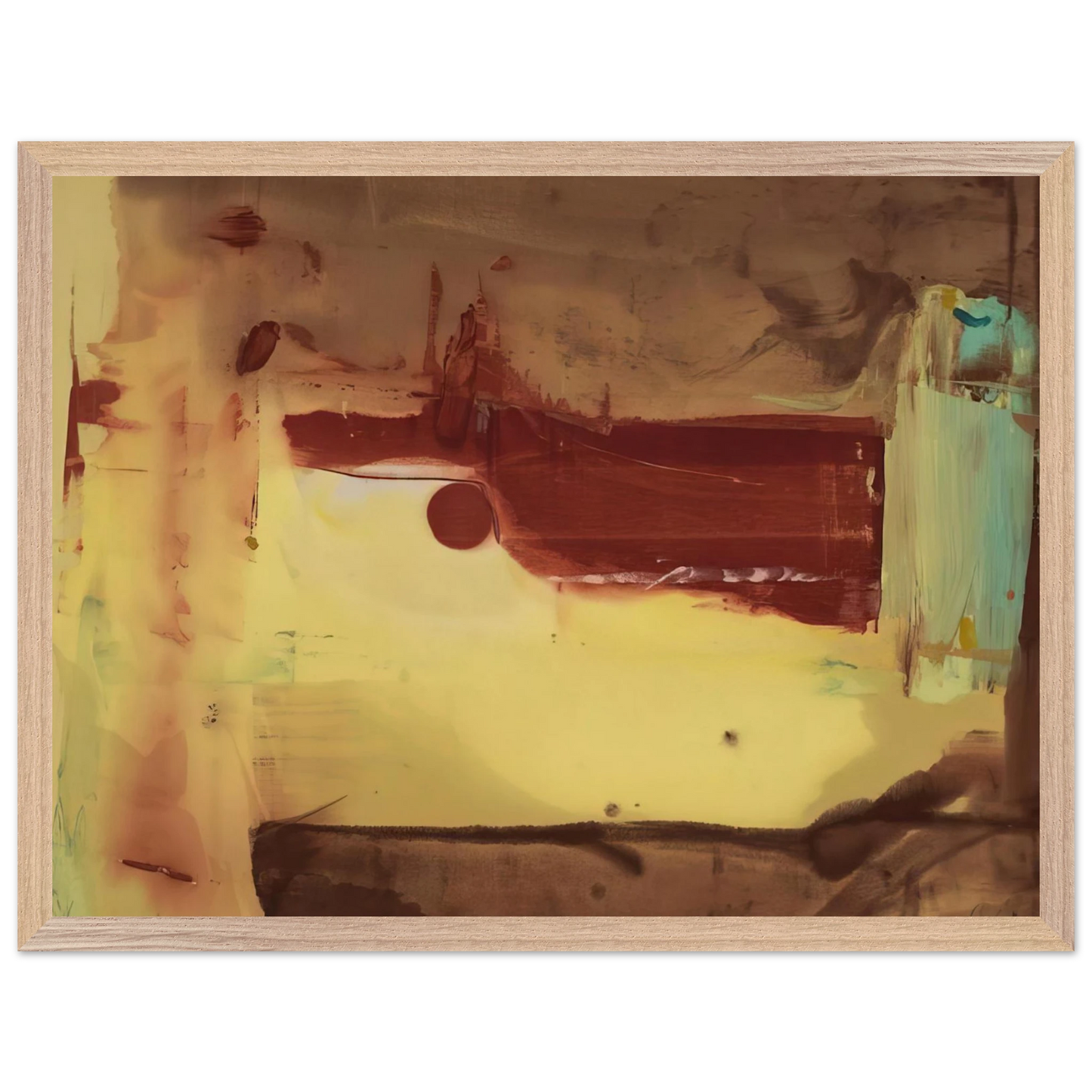 Helen Frankenthaler - Desert Pass - 1976 Wall art - 70x100 cm / 28x40 inches - Fine Art Poster - -