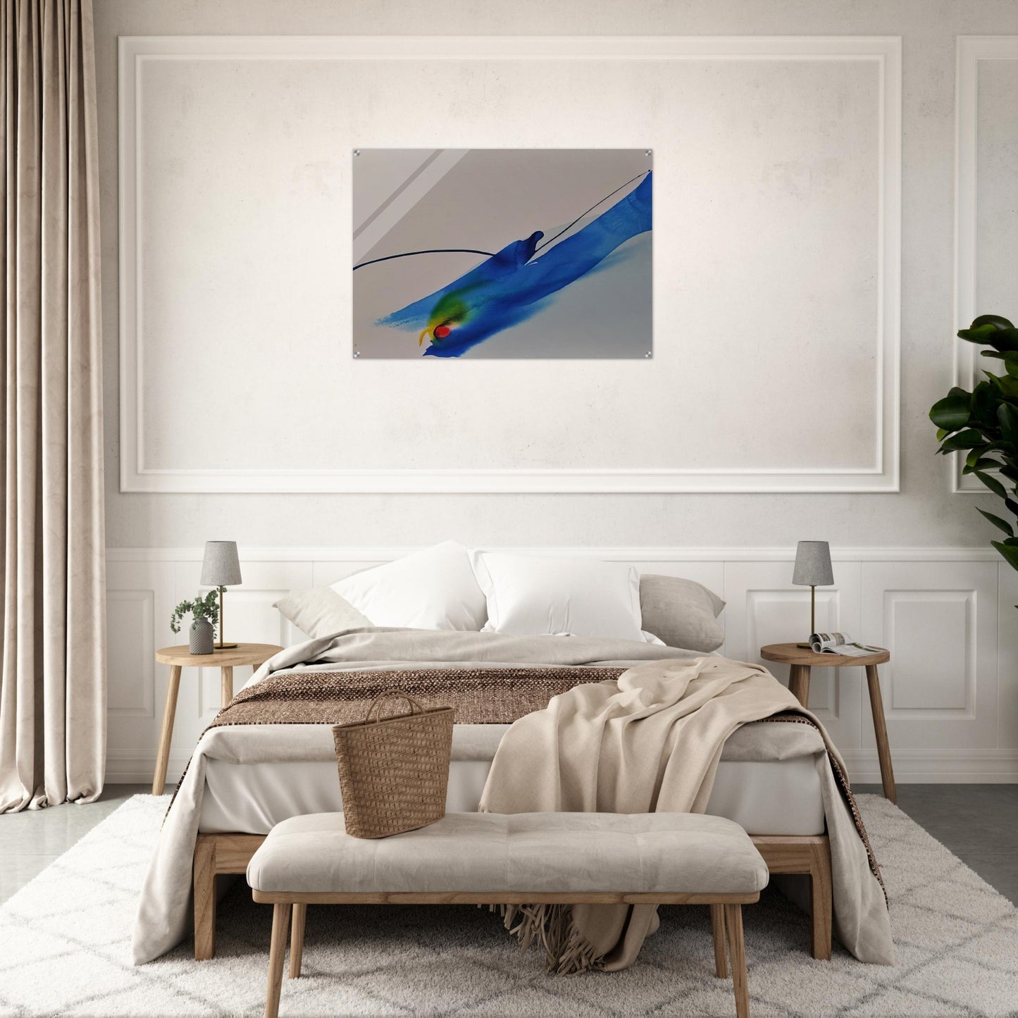 Phenomena Calling - 1969 - Paul Jenkins Acrylic Print - 70x100 cm / 28x40″ inches | Paul Jenkins Wall Art | Paul Jenkins Prints