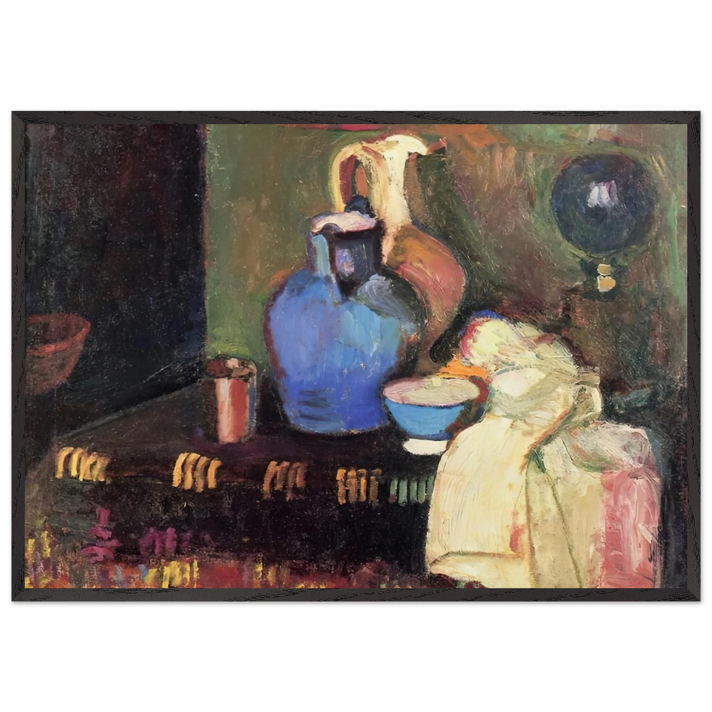 THE BLUE JUG 1899 - Henri Matisse Framed Art Print – Black Wooden Frame - Default Title - -Framed Art Print