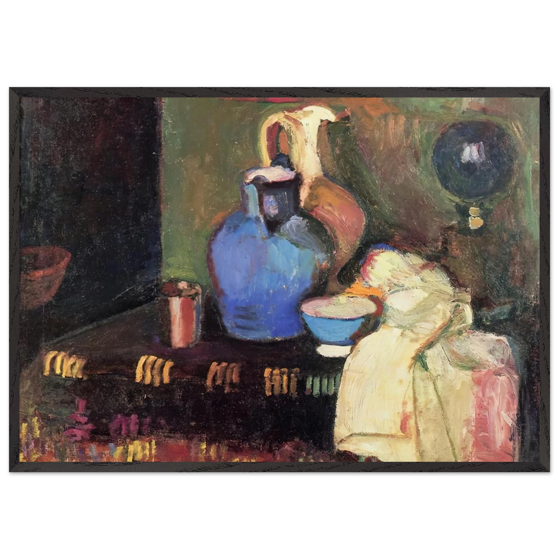 THE BLUE JUG 1899 - Henri Matisse Framed Art Print – Black Wooden Frame - Default Title - -Framed Art Print