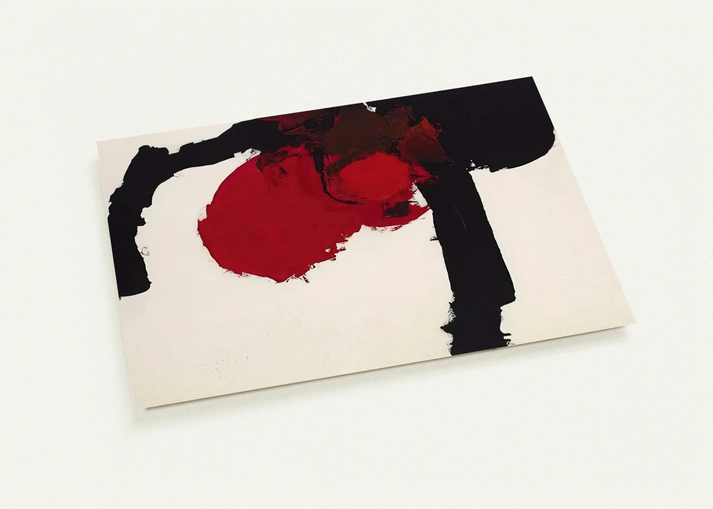 COMPOSITION 1964 By Luis Feito Pack of 10 Post Cards | Luis Feito Post Cards | A6 (10.5 x 14.8 cm) - 4.1 x 5.8 inches