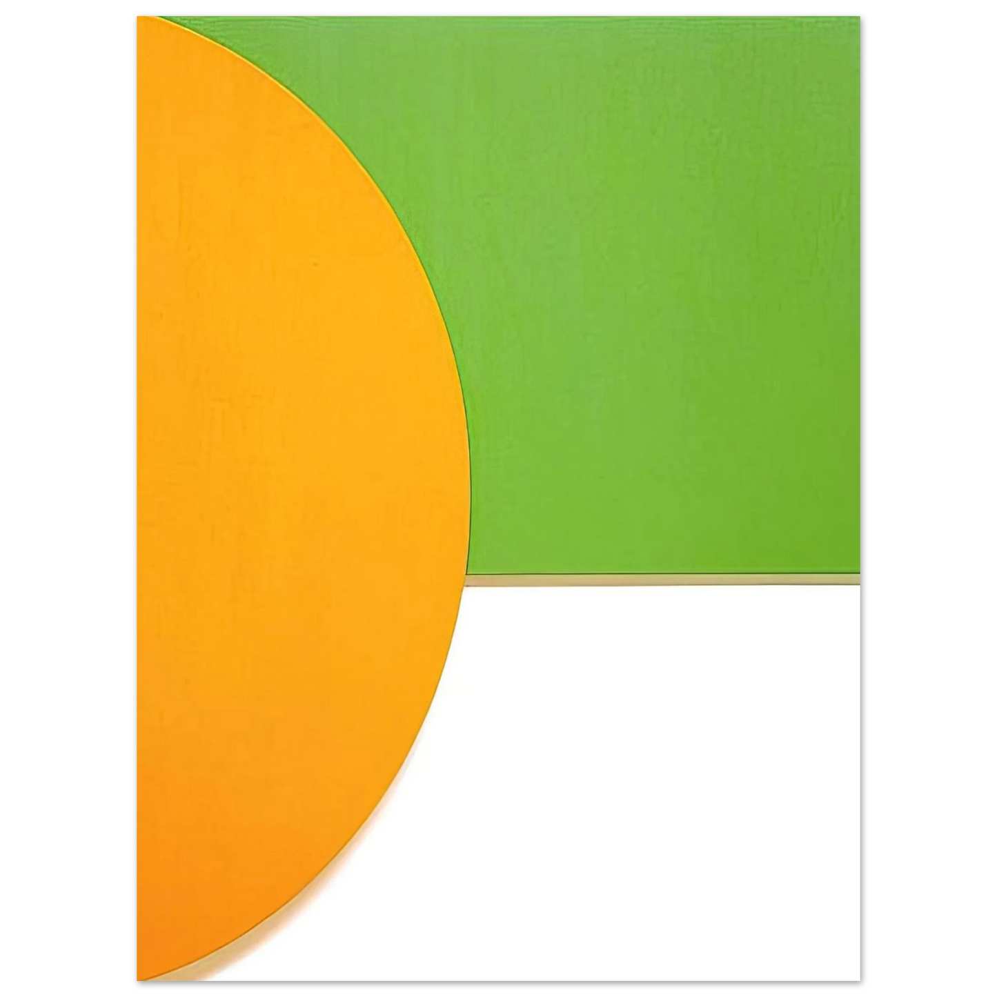Ellsworth Kelly - Orange Relief with Green Fine Art Poster - Default Title