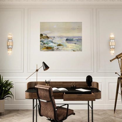 On the Brittany Coast - Childe Hassam Brushed Aluminum Print - 70x100 cm / 28x40 inches | Childe Hassam Aluminum Print | Childe Hassam Prints