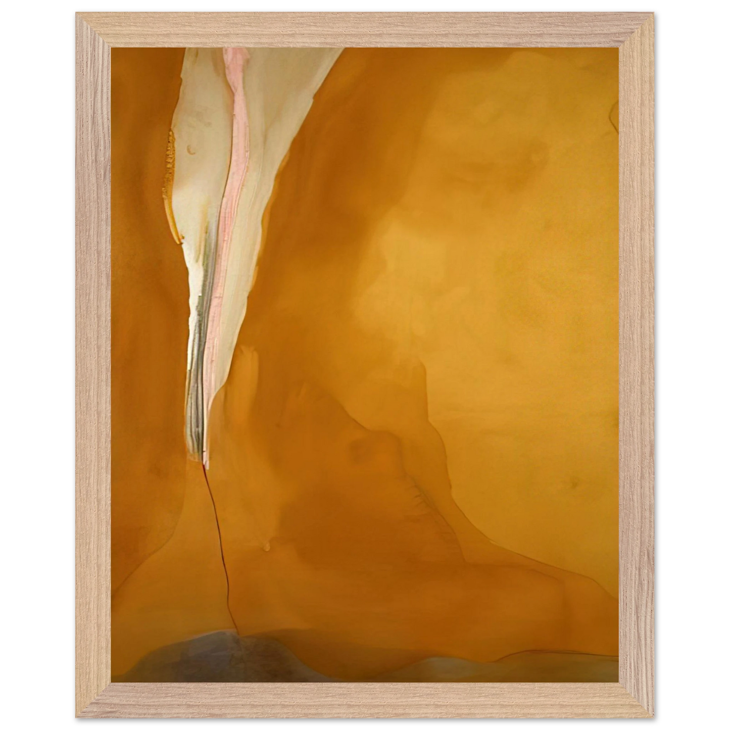 Helen Frankenthaler - Coral Wedge - 1972 Wall art - 35x35 cm / 14x14 inches - Fine Art Poster - -