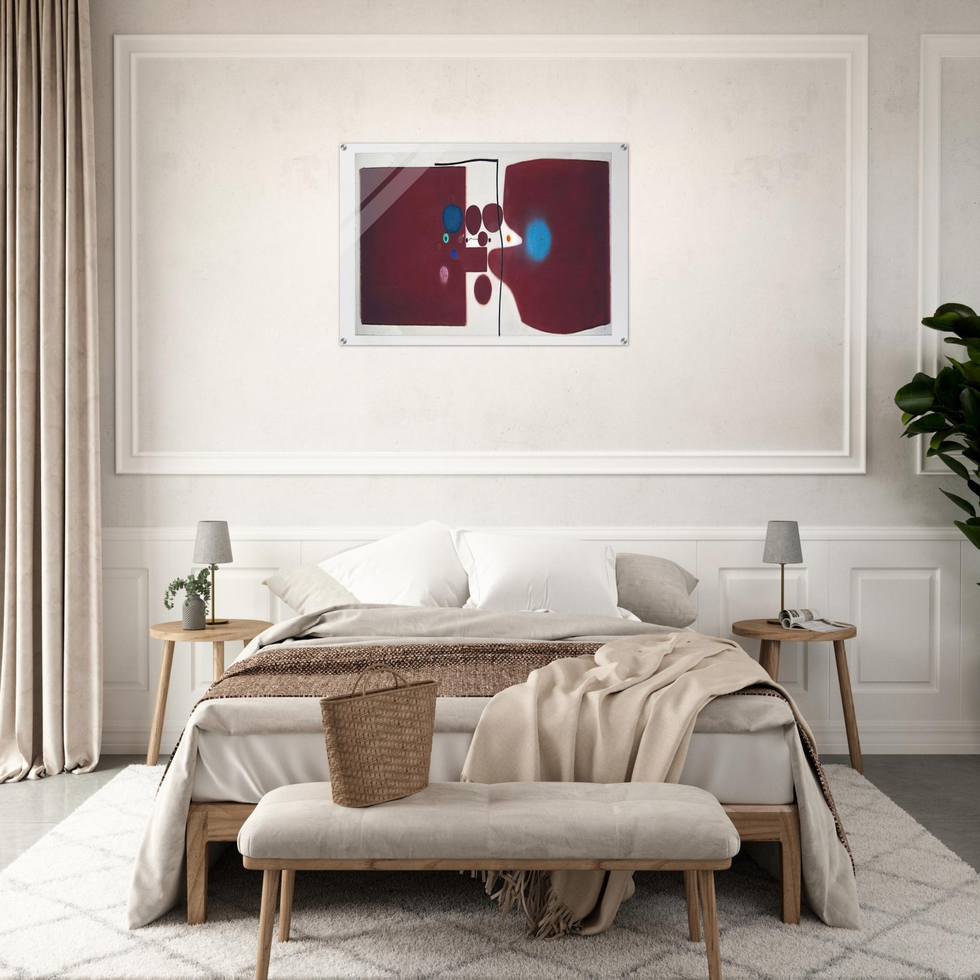 Brown Symphony - 1979 - Victor Pasmore Acrylic Print - 70x100 cm / 28x40″ inches