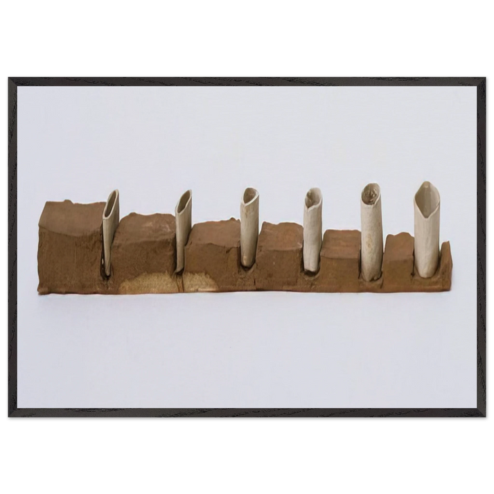 UNTITLED 1968 N2 - Eva Hesse 70x100 cm / 28x40 inches Framed Art Print – Black Wooden Frame