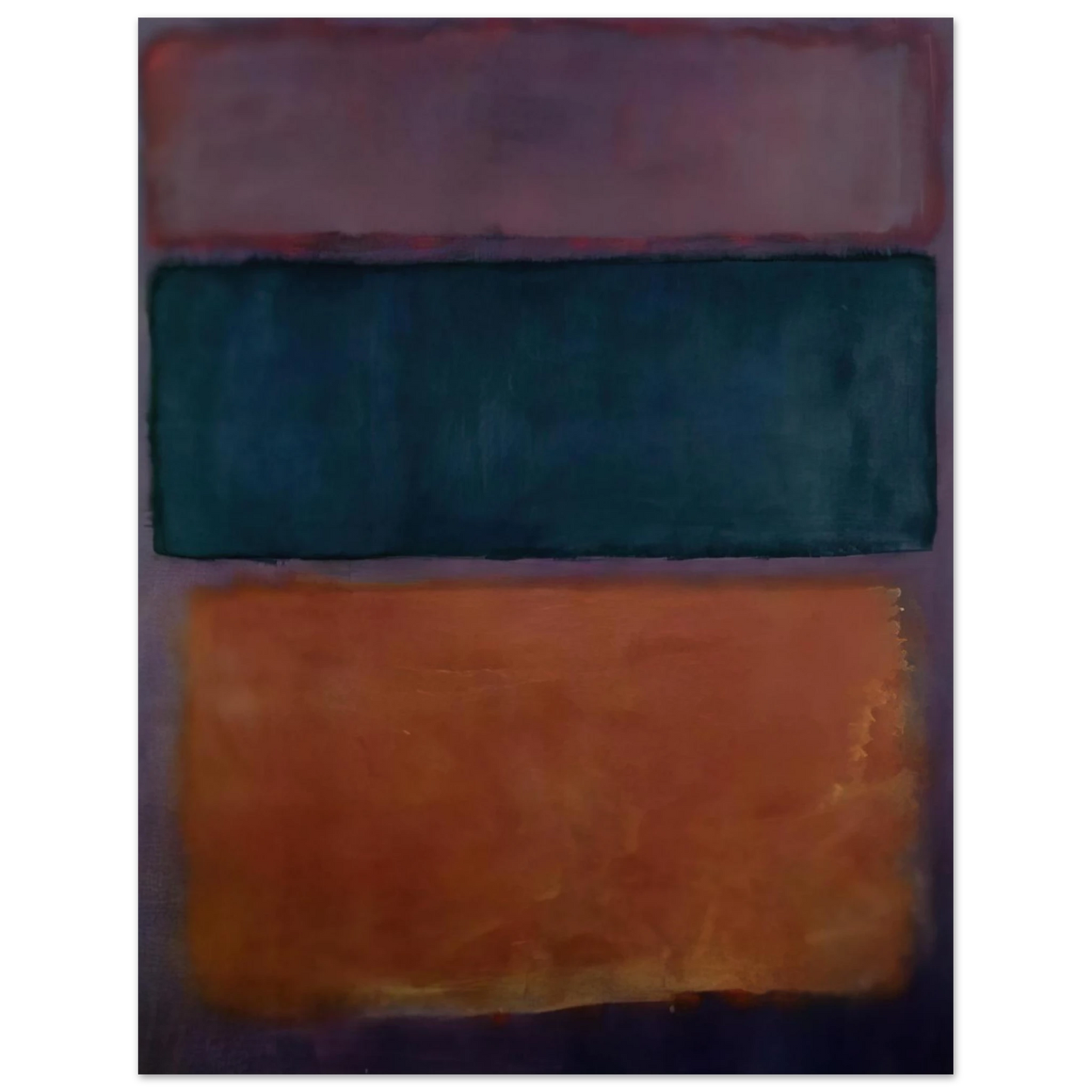 Helen Frankenthaler - Untitled - 1963 Wall art - 20x25 cm / 8x10 inches - Premium Wooden Framed Poster With Fine Art Paper - White frame