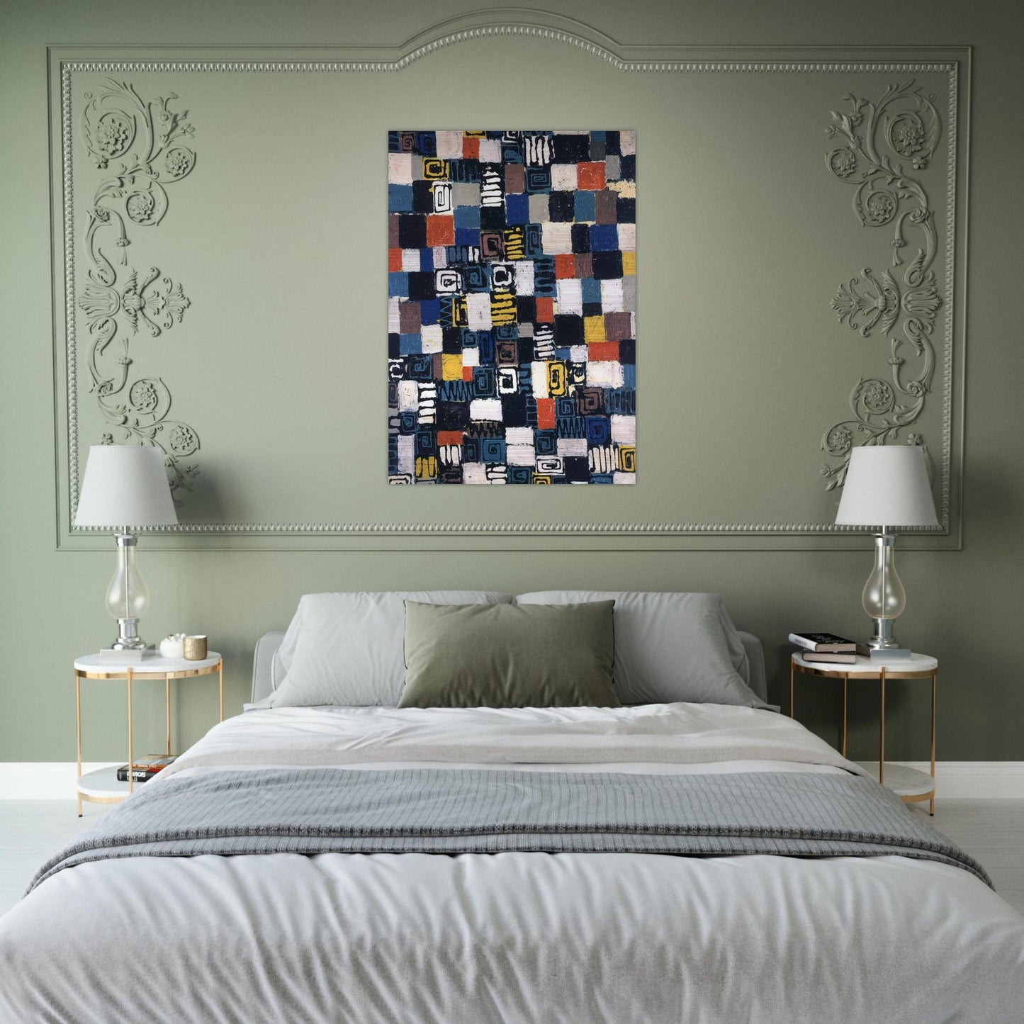 Untitled from Little Image series - Lee Krasner Brushed Aluminum Print - 70x100 cm / 28x40 inches | Lee Krasner Aluminum Print | Lee Krasner Prints