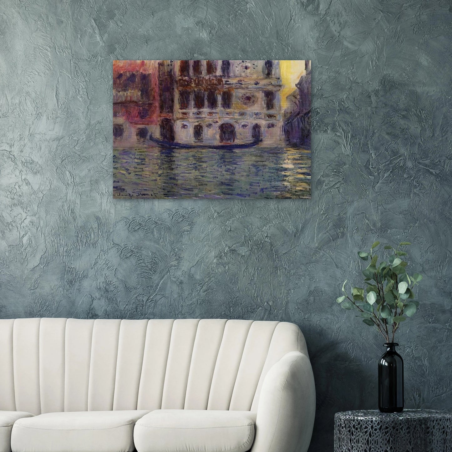 Palazzo Dario 3 - claude monet Brushed Aluminum Print - 70x100 cm / 28x40 inches | claude monet Aluminum Print | claude monet Prints