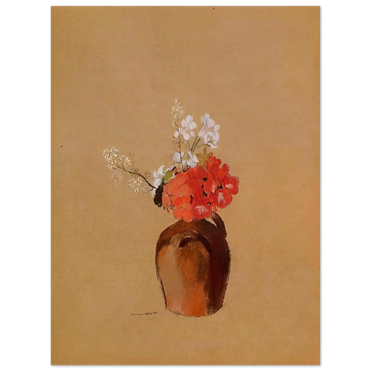 Odilon Redon - FLOWERS IN A POT Fine Art Poster - Default Title