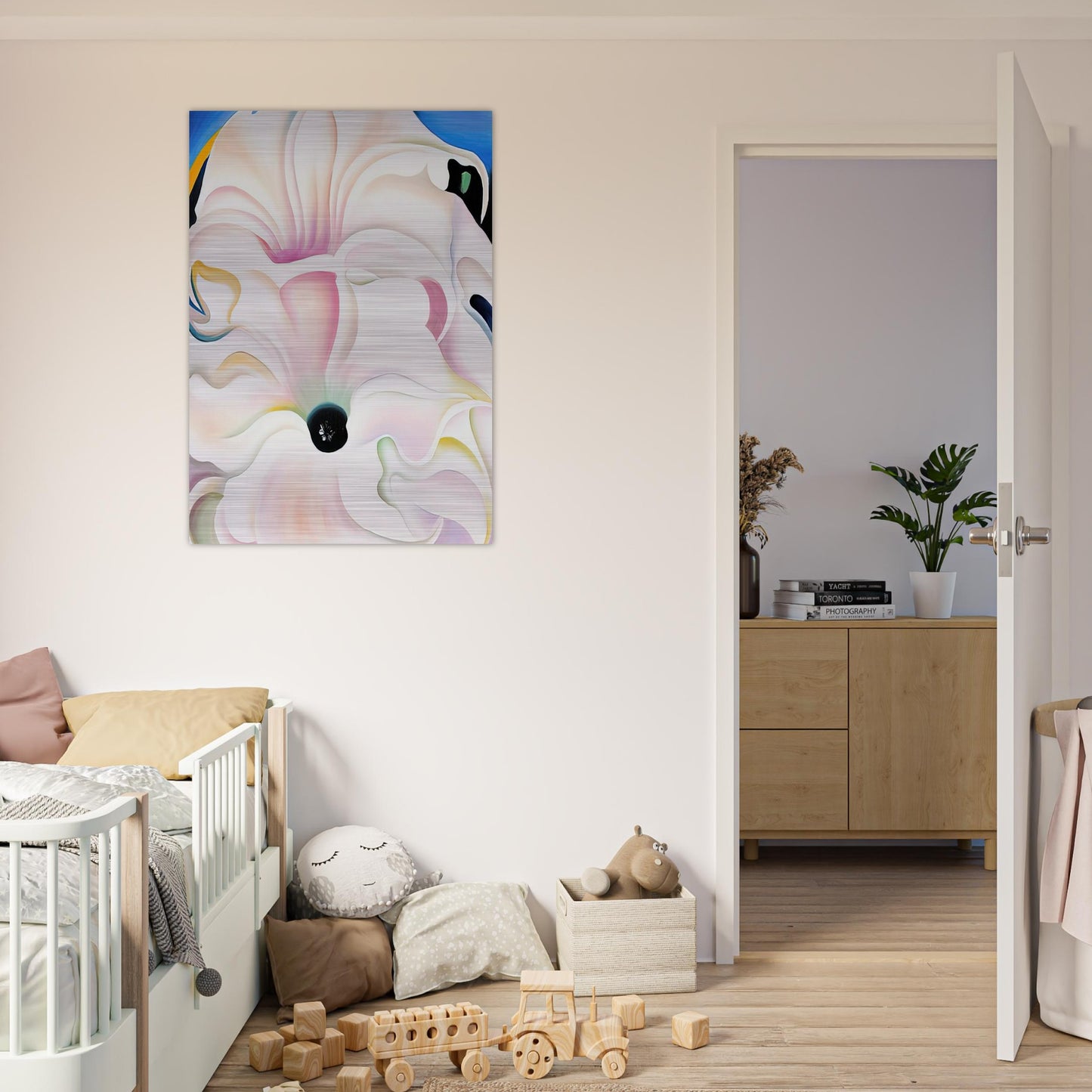 Bella Donna - Georgia O'Keeffe Brushed Aluminum Print - 70x100 cm / 28x40 inches | Georgia O'Keeffe Aluminum Print | Georgia O'Keeffe Prints