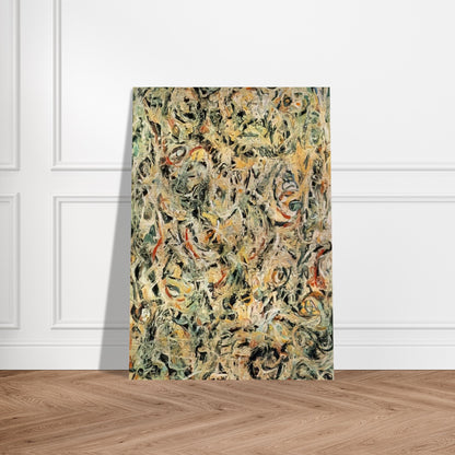 EYES IN THE HEAT 1946 - Jackson Pollock Brushed Aluminum Print - 70x100 cm / 28x40 inches | Jackson Pollock Aluminum Print | Jackson Pollock Prints
