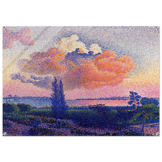 The Pink Cloud - Henri-Edmond Cross Acrylic Print - 70x100 cm / 28x40″ inches
