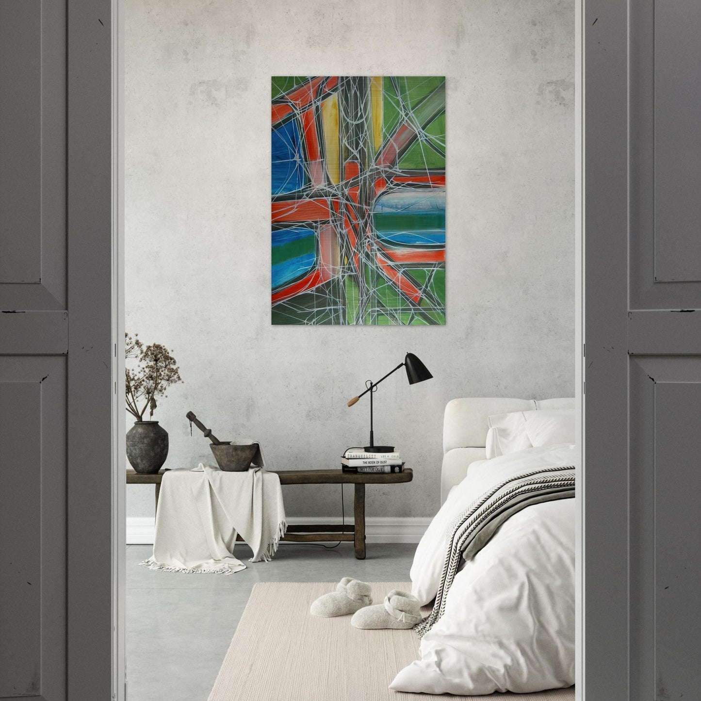 untitled - 1965 - Jimmy Ernst Brushed Aluminum Print - 70x100 cm / 28x40 inches | Jimmy Ernst Aluminum Print | Jimmy Ernst Prints