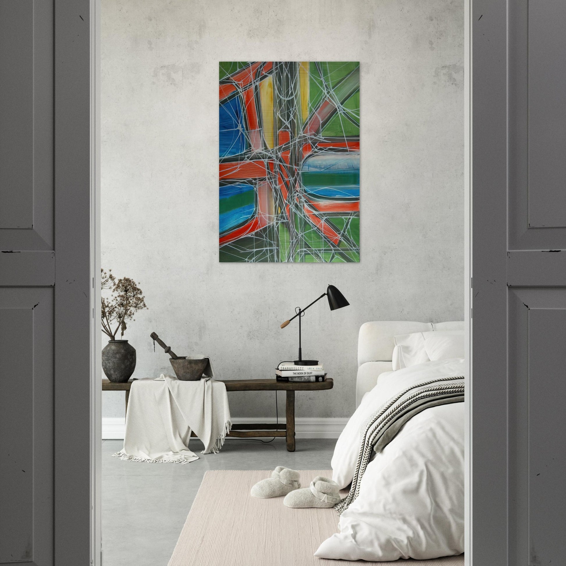 untitled - 1965 - Jimmy Ernst Brushed Aluminum Print - 70x100 cm / 28x40 inches | Jimmy Ernst Aluminum Print | Jimmy Ernst Prints