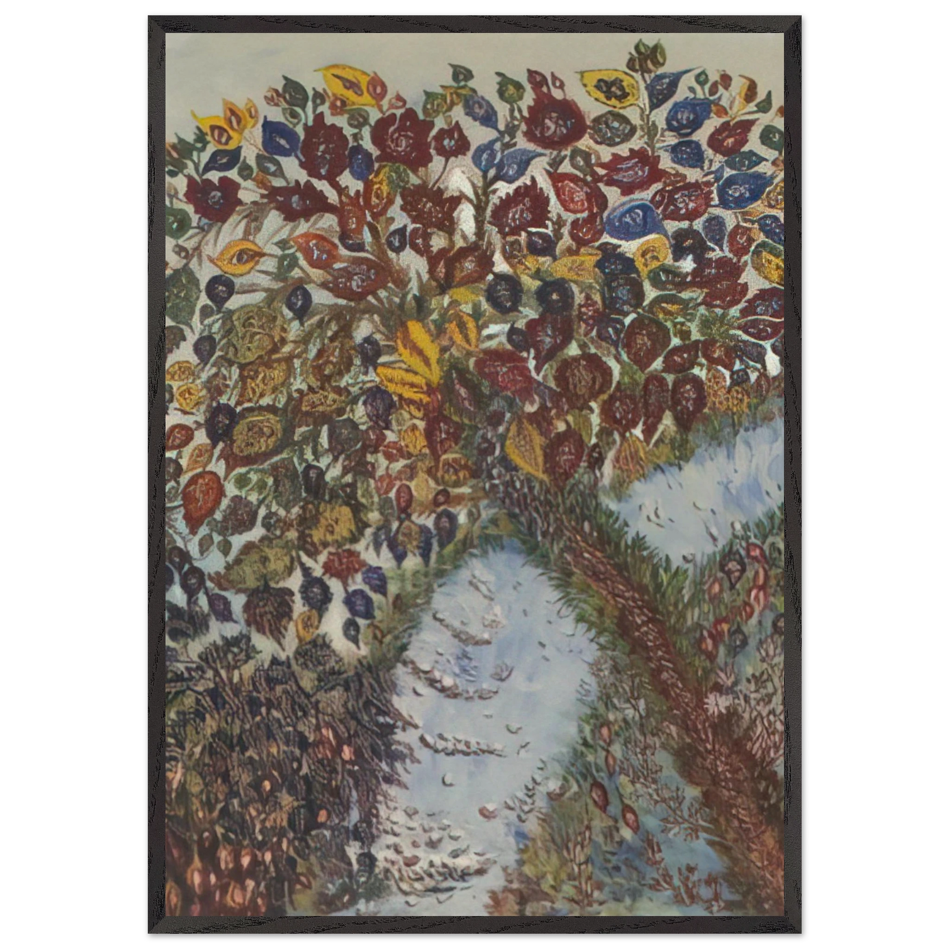 Tree or Paradise - 1925 - Seraphine Louis Framed Art Print – Black Wooden Frame - Default Title - -Framed Art Print