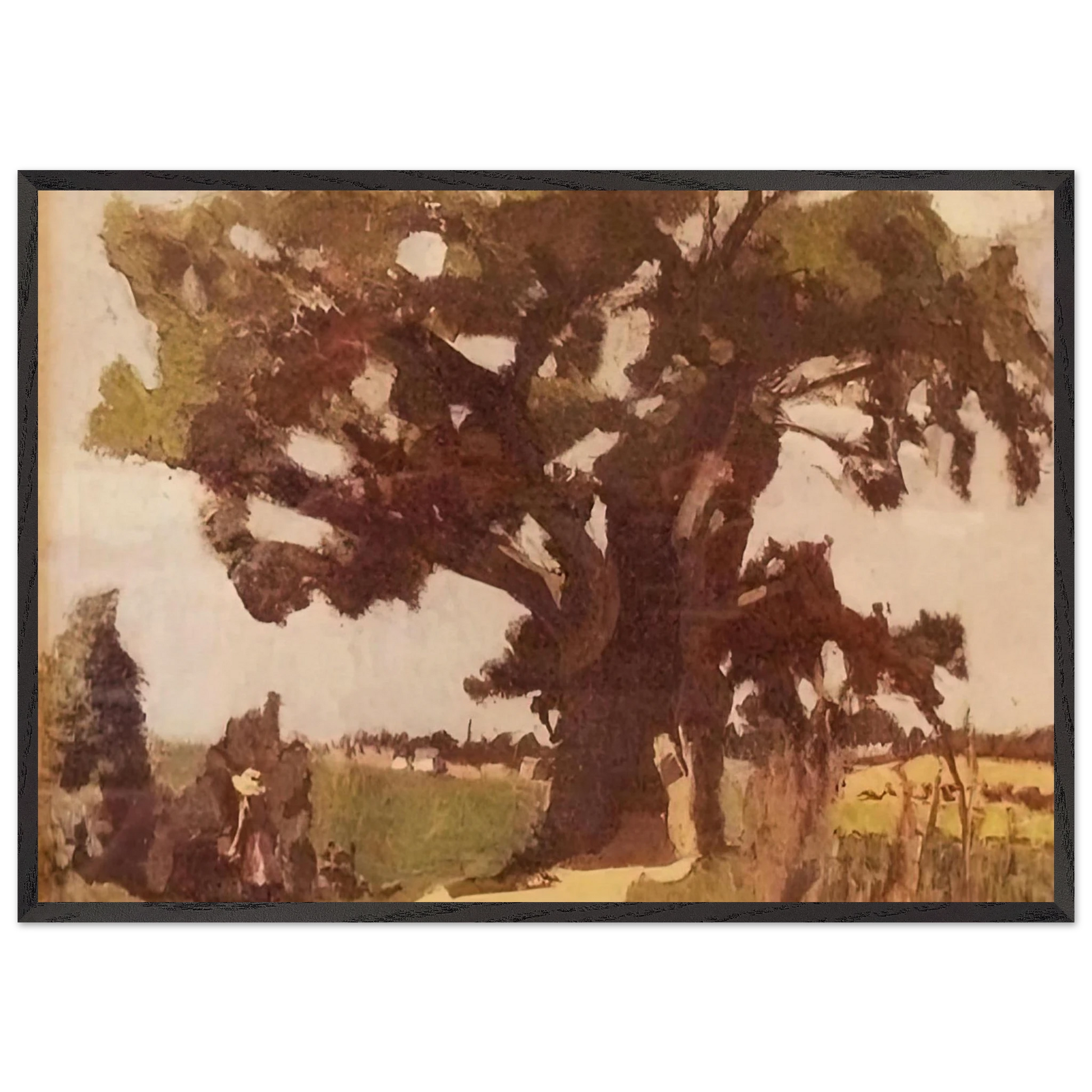 BLASTED OAK BOHAIN 1903 - Henri Matisse Framed Art Print – Black Wooden Frame - Default Title - -Framed Art Print