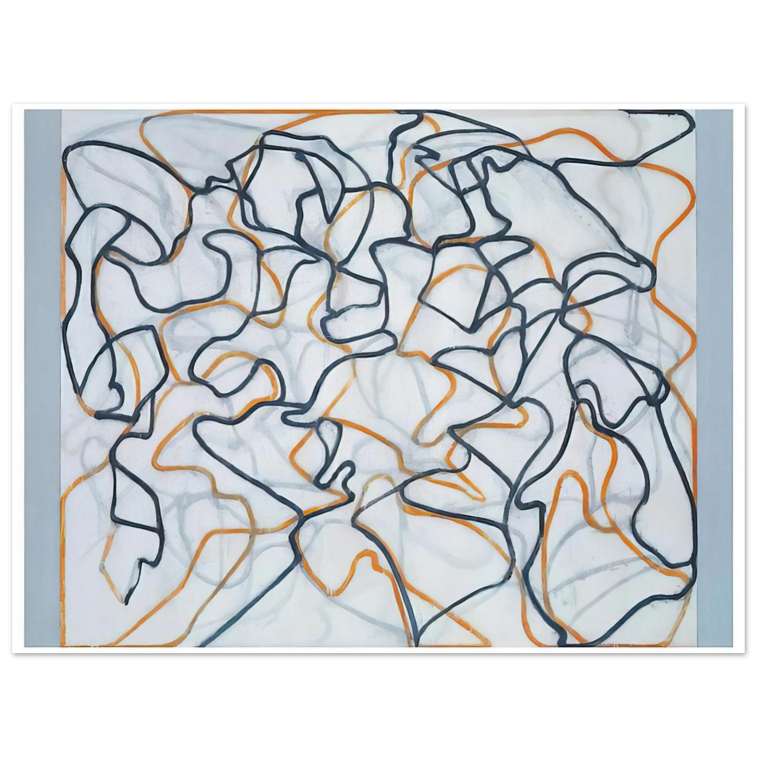 Brice Marden - White Ground Letter - 2010 Fine Art Poster - Default Title