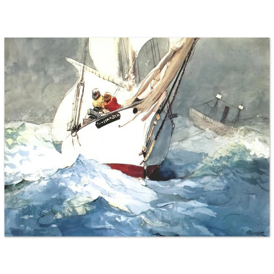 Winslow Homer - DIAMOND SHOAL Fine Art Poster - Default Title