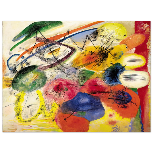 Wassily Kandinsky - BLACK STROKES I 1913 Fine Art Poster - Default Title