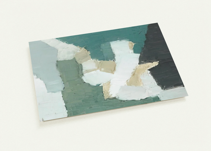 Composition - 1949 By Nicolas de Stael Pack of 10 Post Cards | Nicolas de Stael Post Cards | A6 (10.5 x 14.8 cm) - 4.1 x 5.8 inches