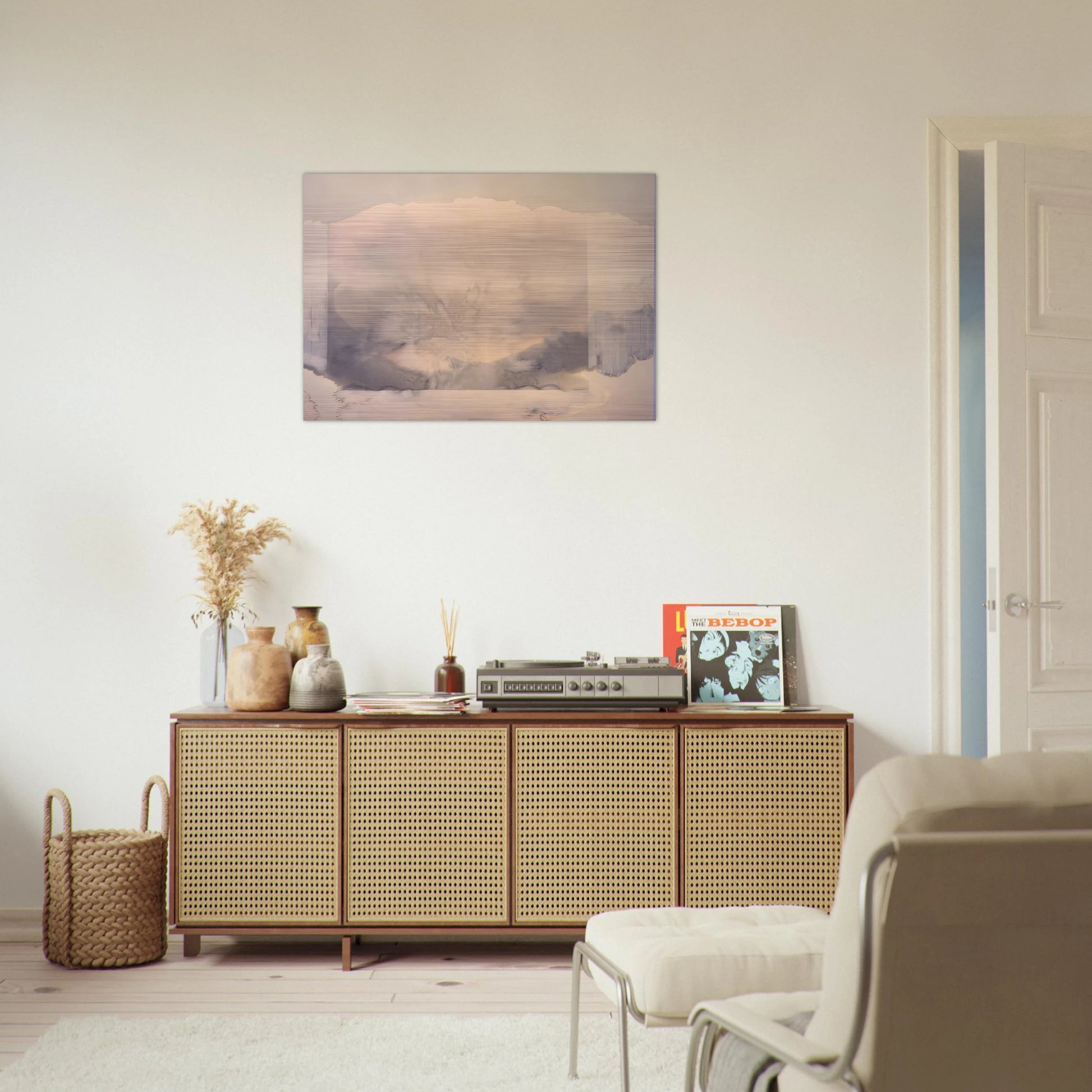 In The Divine - 1986 - Ronnie Landfield Brushed Aluminum Print - 70x100 cm / 28x40 inches | Ronnie Landfield Aluminum Print | Ronnie Landfield Prints