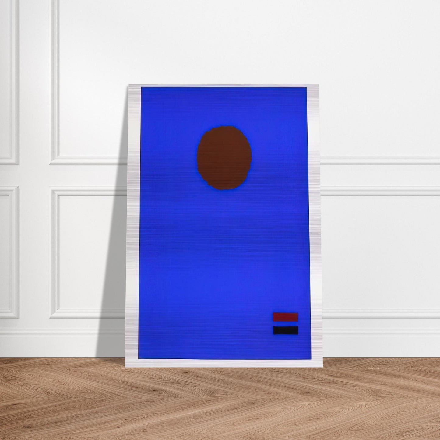 Blue Night - 1970 - Adolph Gottlieb Brushed Aluminum Print - 70x100 cm / 28x40 inches | Adolph Gottlieb Aluminum Print | Adolph Gottlieb Prints