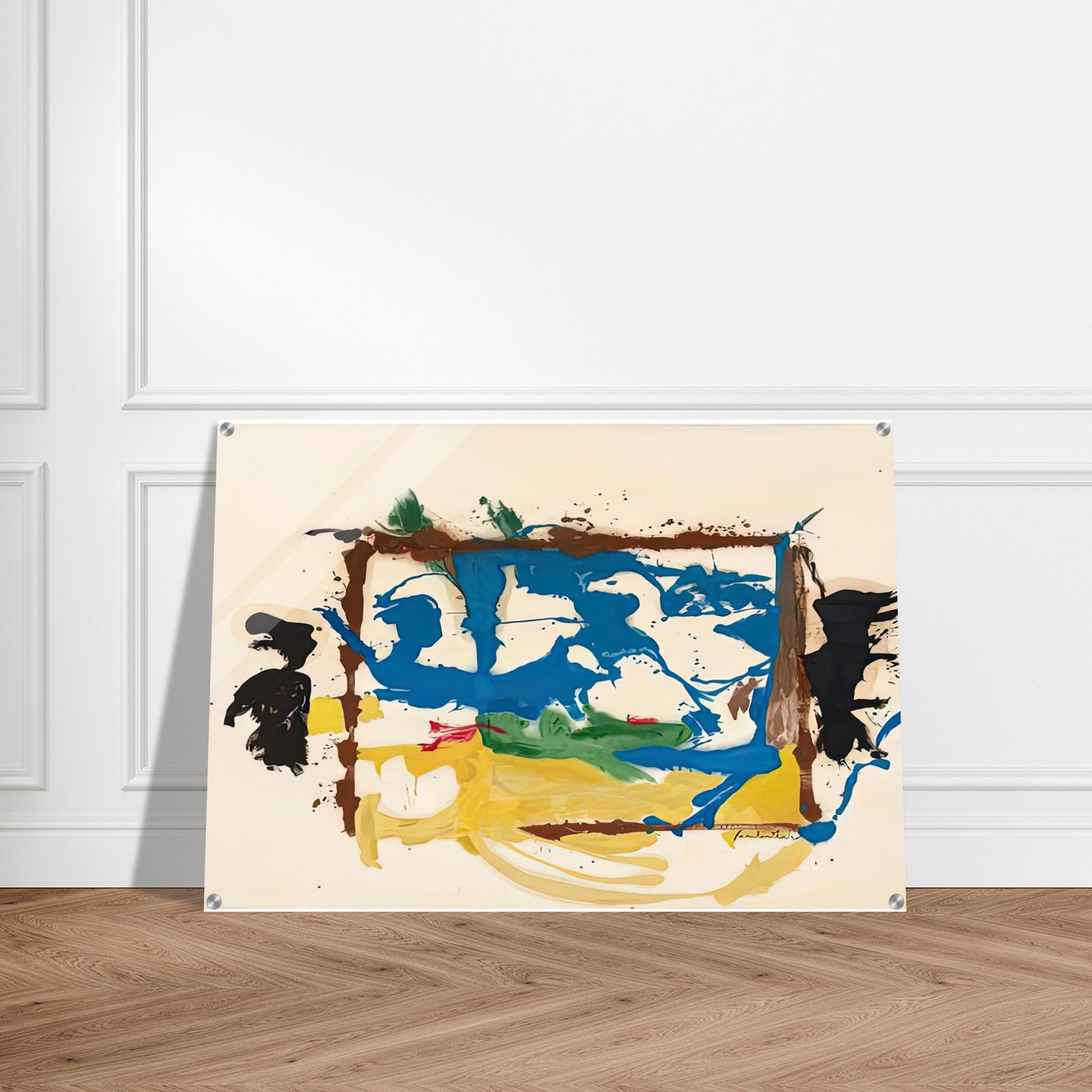 Swan Lake I, 1961- - Helen Frankenthaler Acrylic Print - 70x100 cm / 28x40″ inches | Helen Frankenthaler Wall Art | Helen Frankenthaler Prints