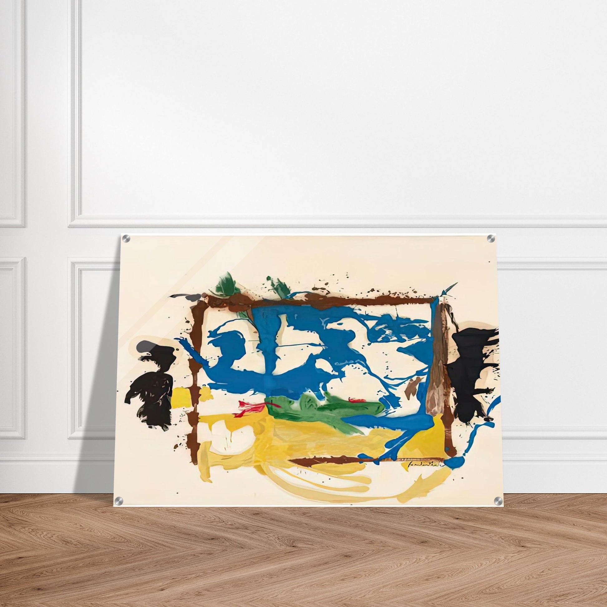 Swan Lake I, 1961- - Helen Frankenthaler Acrylic Print - 70x100 cm / 28x40″ inches | Helen Frankenthaler Wall Art | Helen Frankenthaler Prints