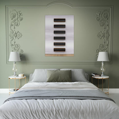 Untitled - 1994 - Donald Judd Brushed Aluminum Print - 70x100 cm / 28x40 inches | Donald Judd Aluminum Print | Donald Judd Prints