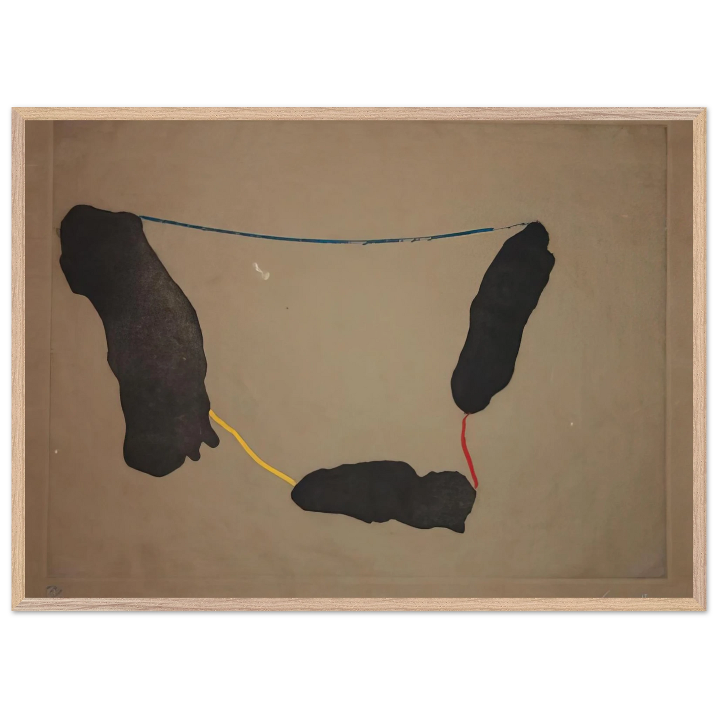 Helen Frankenthaler - Connected By Joy - 1973 Wall art - 45x60 cm / 18x24 inches - Fine Art Poster - -