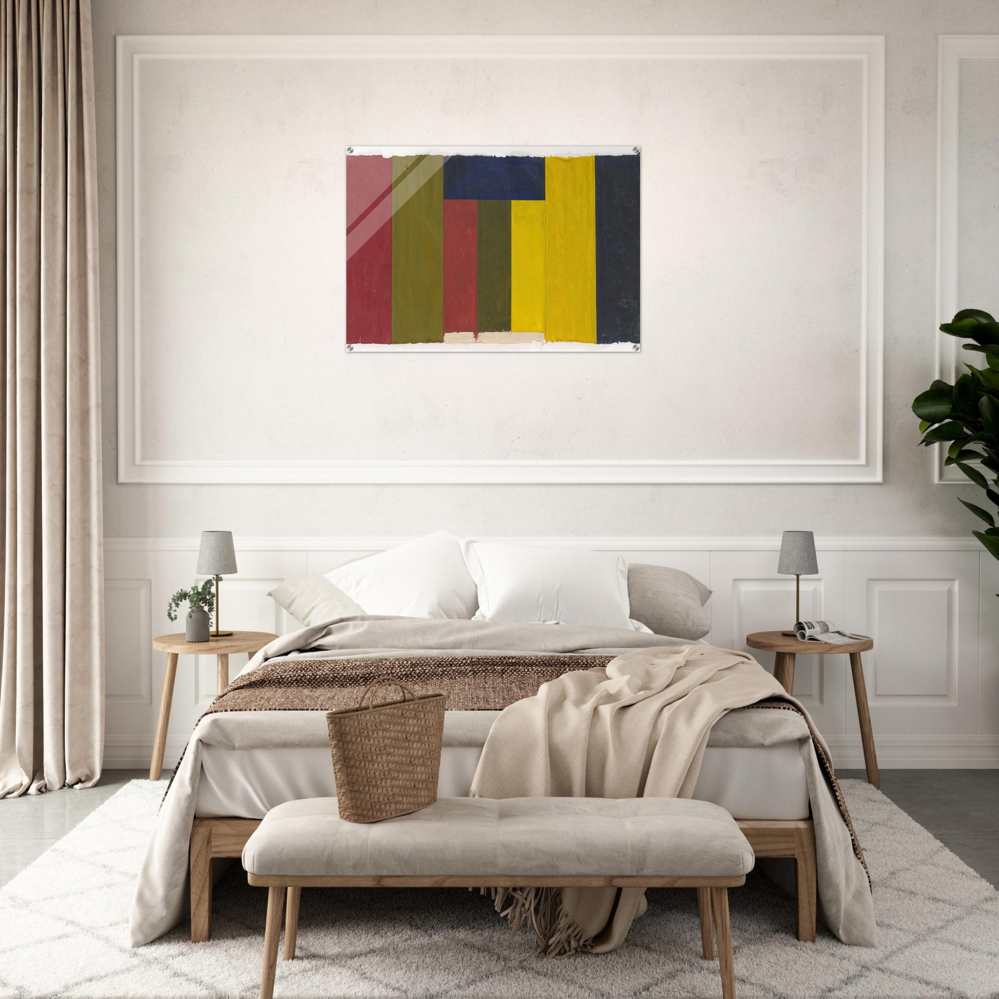 Study II - 1981 - Brice Marden Acrylic Print - 70x100 cm / 28x40″ inches | Brice Marden Wall Art | Brice Marden Prints