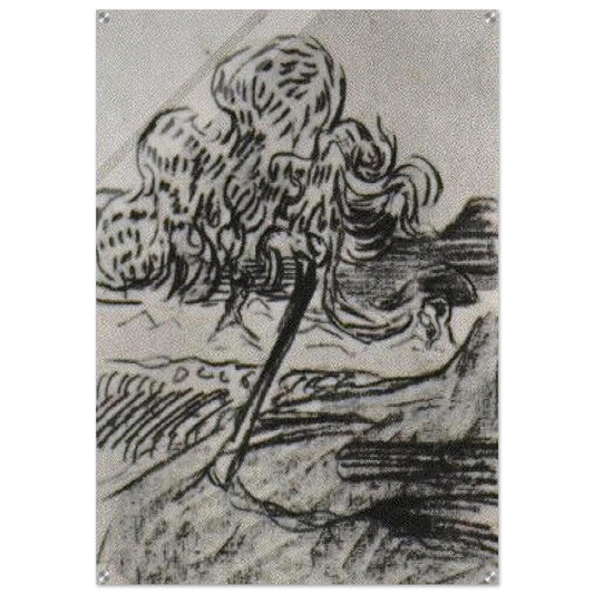 Study of a Fruit Tree - Vincent van Gogh Acrylic Print - 70x100 cm / 28x40″ inches