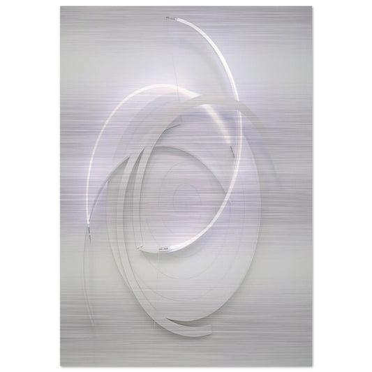 Lunatique compact n° 3 - 1996 - Francois Morellet Brushed Aluminum Print - 70x100 cm / 28x40 inches | Francois Morellet Aluminum Print | Francois Morellet Prints