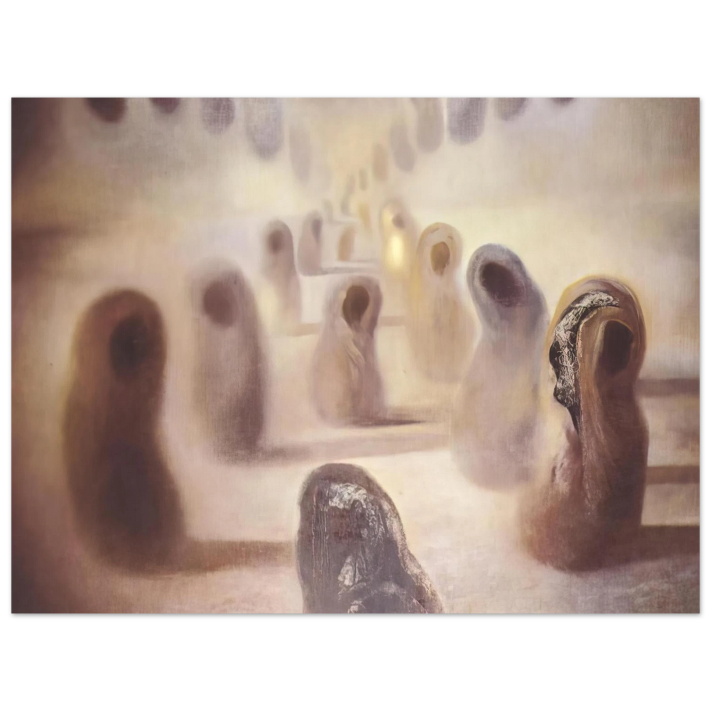 Salvador Dali - DESOXYRIBONUCLEIC ACID ARABS Fine Art Poster - Default Title