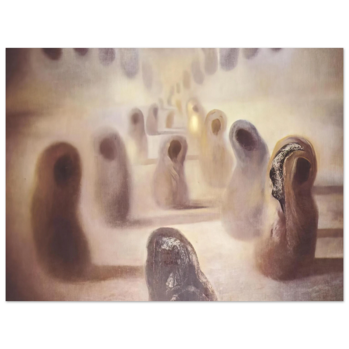 Salvador Dali - DESOXYRIBONUCLEIC ACID ARABS  75x100 cm / 30x40inches Fine Art Poster