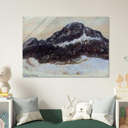 Mount Kolsaas 2 - claude monet Acrylic Print - 70x100 cm / 28x40″ inches