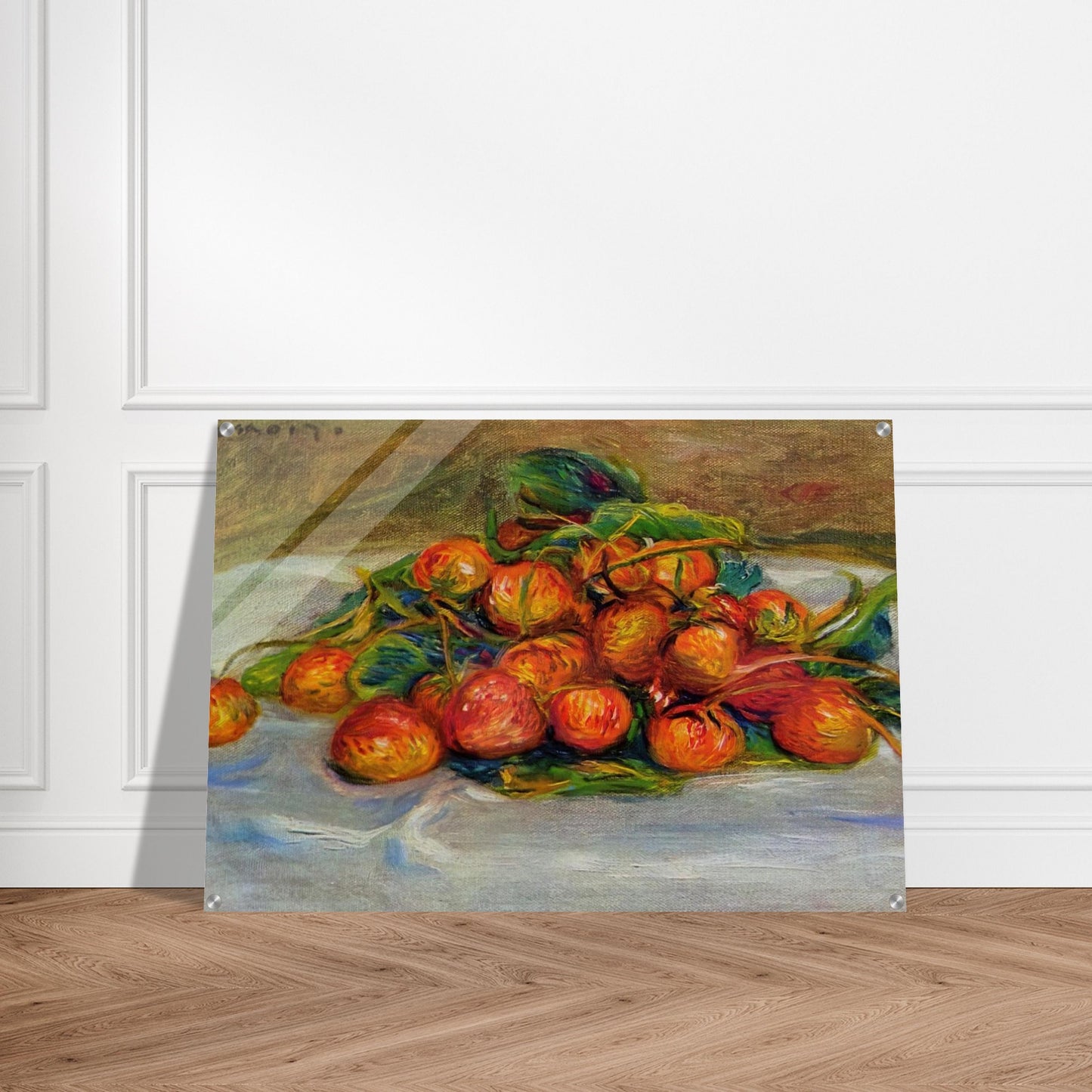 Strawberries - Pierre-Auguste Renoir Acrylic Print - 70x100 cm / 28x40″ inches