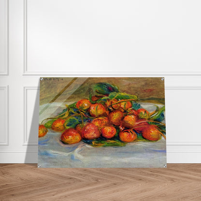 Strawberries - Pierre-Auguste Renoir Acrylic Print - 70x100 cm / 28x40″ inches