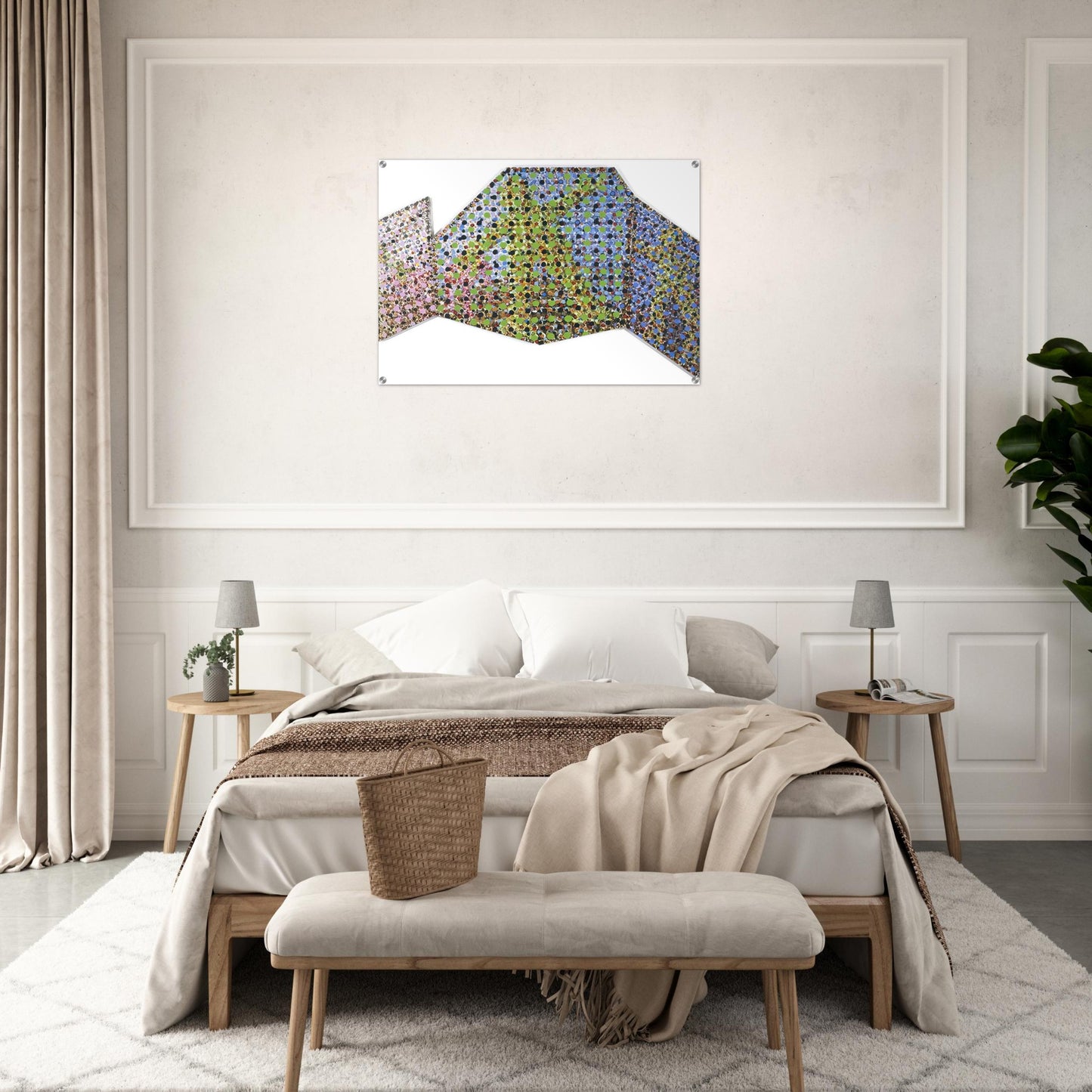 Mirror - 2002 - Jennifer Bartlett Acrylic Print - 70x100 cm / 28x40″ inches | Jennifer Bartlett Wall Art | Jennifer Bartlett Prints