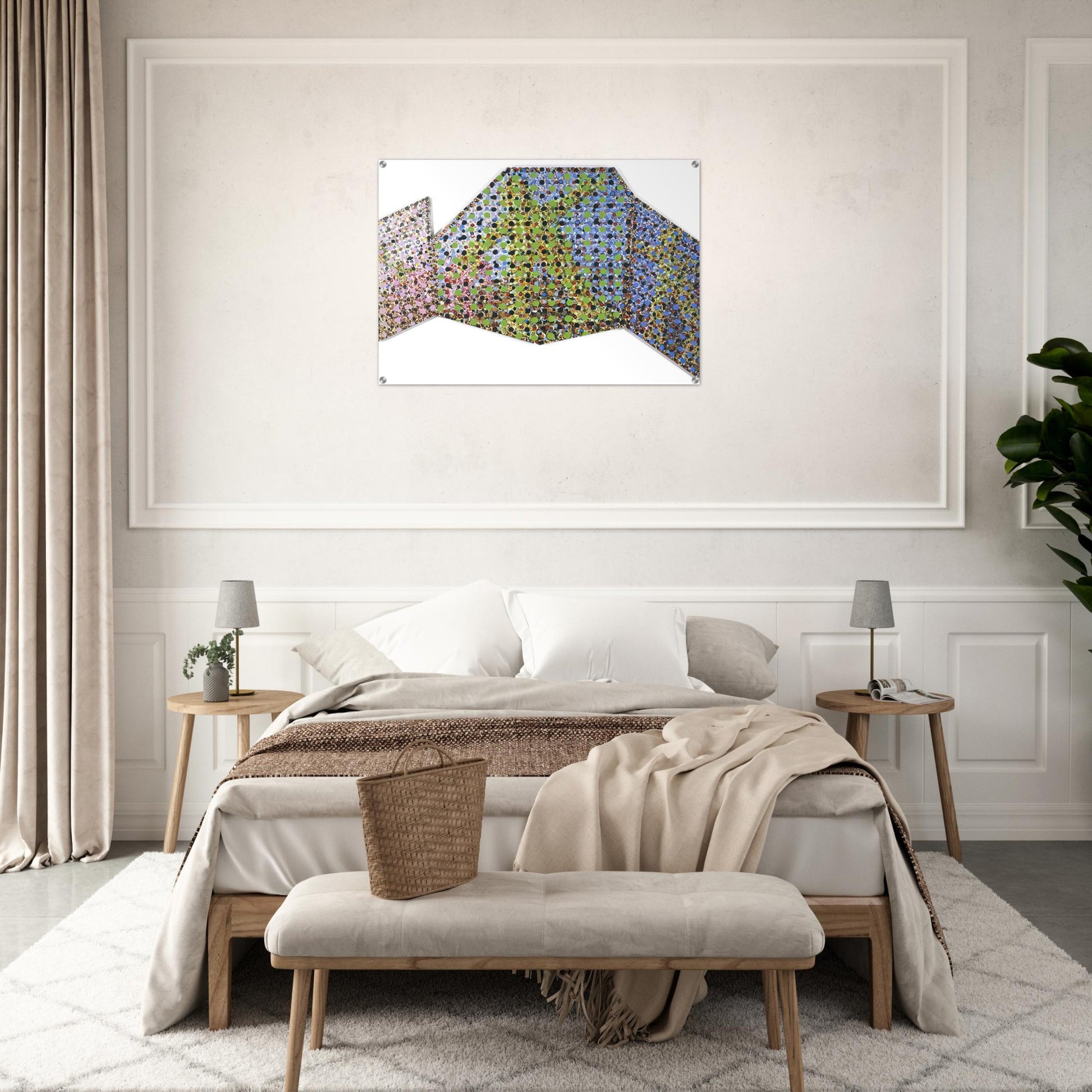 Mirror - 2002 - Jennifer Bartlett Acrylic Print - 70x100 cm / 28x40″ inches | Jennifer Bartlett Wall Art | Jennifer Bartlett Prints