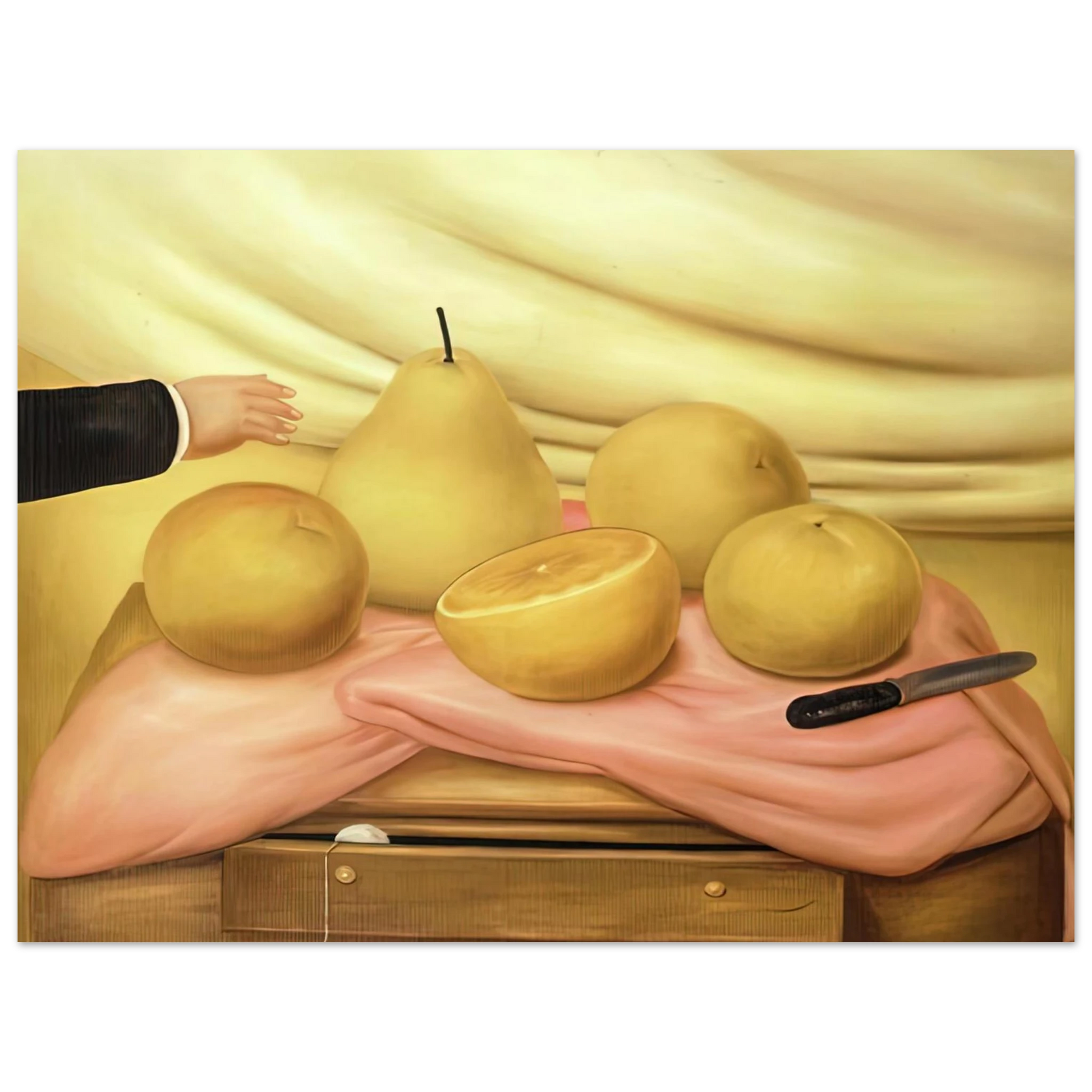 Fernando Botero - STILL LIFE WITH FRUITS Fine Art Poster - Default Title