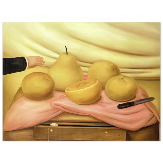 Fernando Botero - STILL LIFE WITH FRUITS Fine Art Poster - Default Title