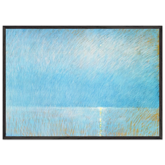 The Evening Star - Childe Hassam Framed Art Print – Black Wooden Frame - Default Title - -Framed Art Print