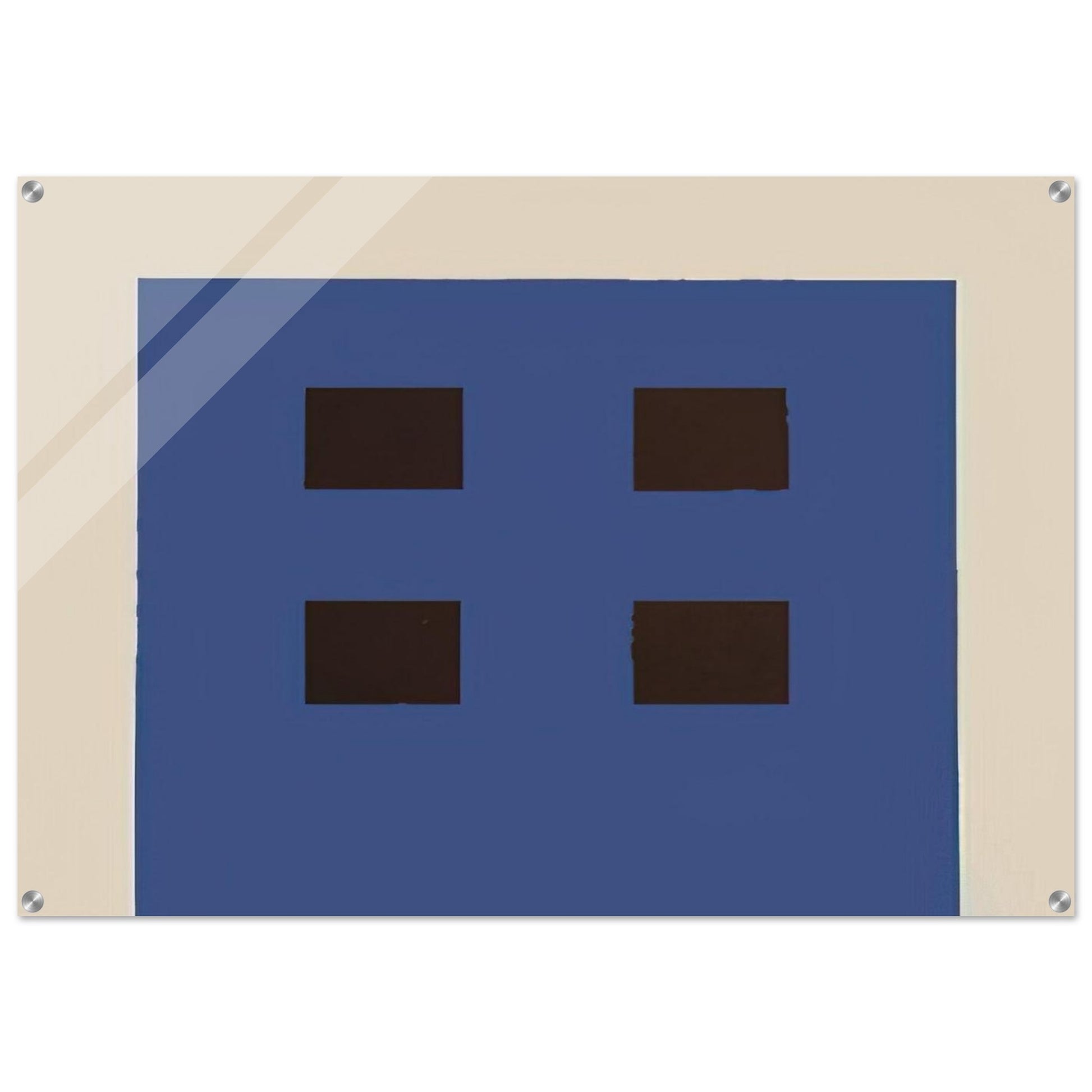 Apartment House - 1981 - Peter Halley Acrylic Print - 70x100 cm / 28x40″ inches | Peter Halley Wall Art | Peter Halley Prints